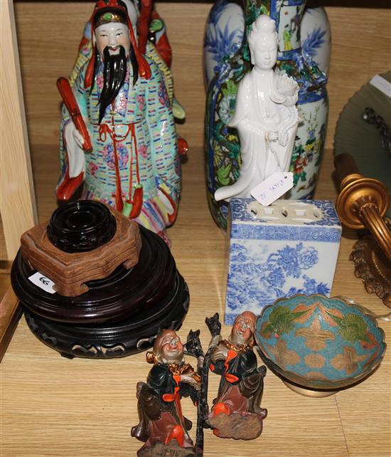 A group of assorted Chinese ceramics